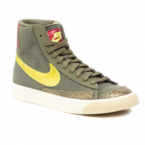 Scarpe NIKE - Blazer Mid '77 CZ0462 200 Medium Olive/Lemon Venom