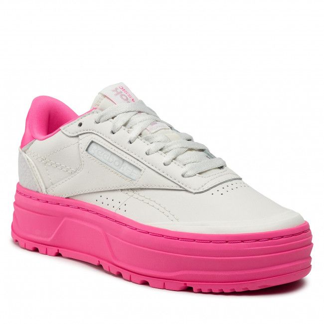 Scarpe Reebok - Club C Double Geo GW5437 Chalk/Chalk/Atopnk