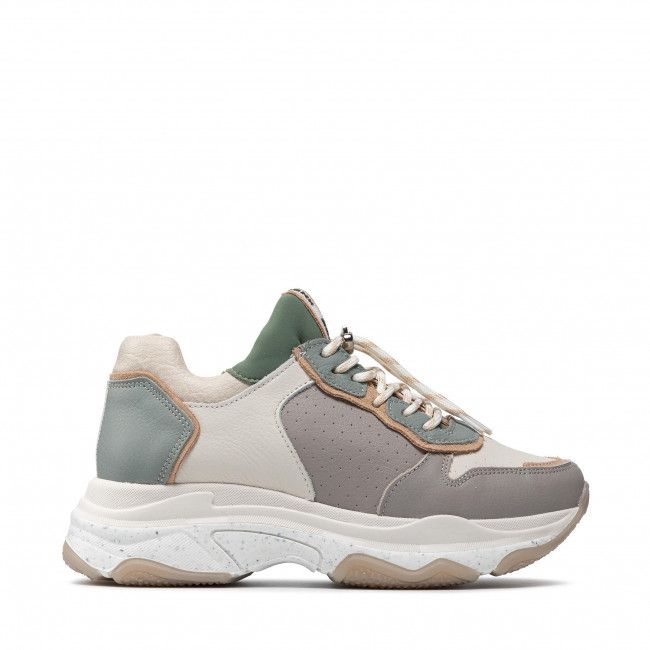 Sneakers BRONX - 66412-Ca O.White/Sage Green/Grey 3559