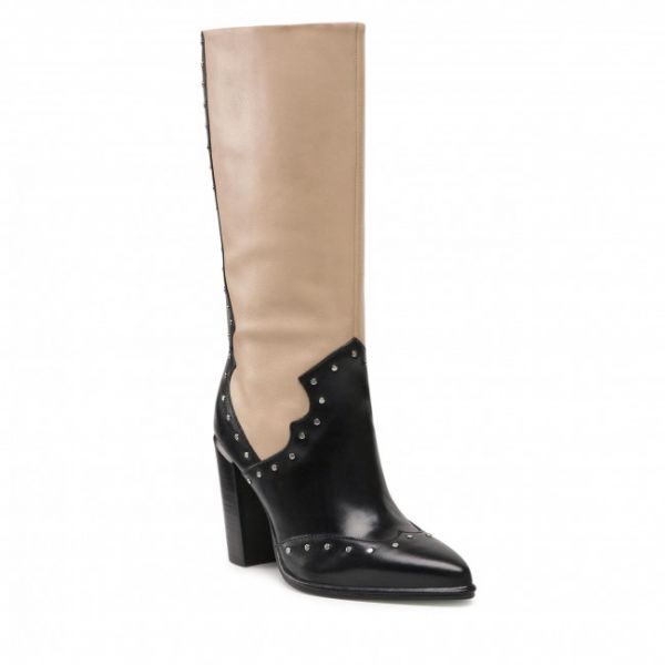 Stivali BRONX - 14235-A Black/Camel 738 Stivali BRONX - 14235-A Black/Camel 738