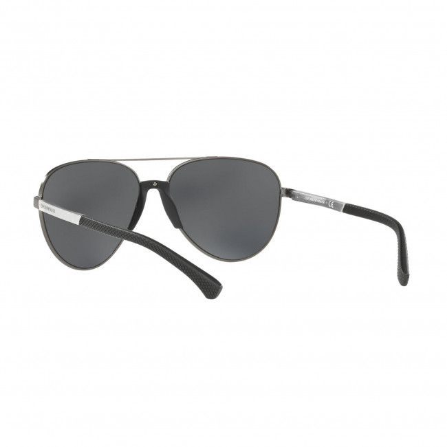 Occhiali da sole Emporio Armani - 0EA2059 30106G Matte Gunmetal/Mirror Black