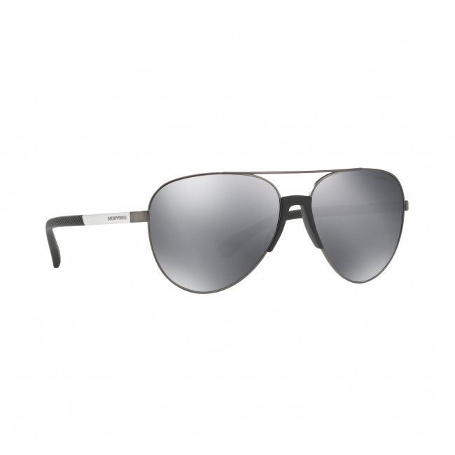 Occhiali da sole Emporio Armani - 0EA2059 30106G Matte Gunmetal/Mirror Black