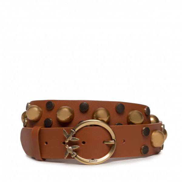 Cintura da donna Pinko - Love Maxi Studs Belt 2.0 H4 1H20YD Y7KX L40