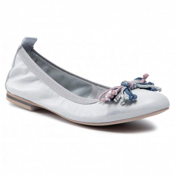 Ballerine R.POLAŃSKI - 870/A Srebrny Przecierany Ballerine R.POLAŃSKI - 870/A Srebrny Przecierany