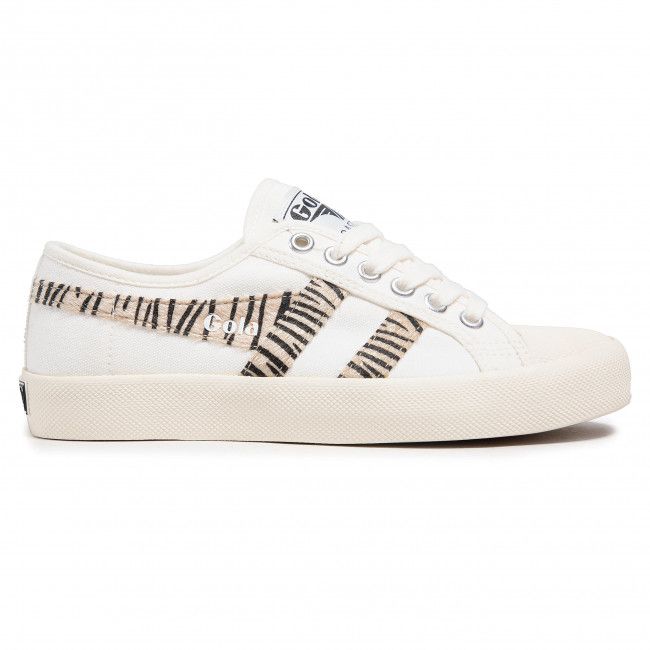 Scarpe da ginnastica GOLA - Coaster Safari CLB003 Off White/Zebra