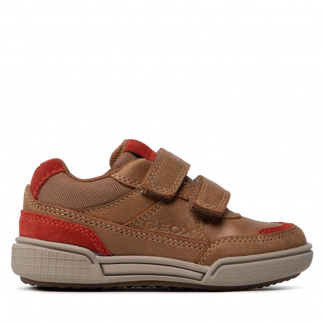 Sneakers GEOX - J Poseido B. C J16BCC 0CLFU C6N7V M Cognac/Red