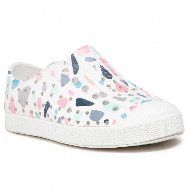 Scarpe da ginnastica Native - Jefferson Print 13100101-8965 Shell White/Shell White/Glass Terrazo/Hyams Speckles