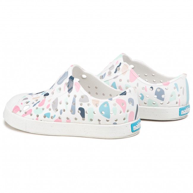 Scarpe da ginnastica Native - Jefferson Print 13100101-8965 Shell White/Shell White/Glass Terrazo/Hyams Speckles