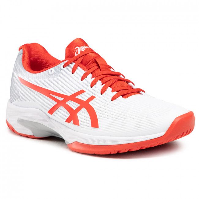 Scarpe ASICS - Solution Speed Ff 1042A002 White/Fiery Red 104