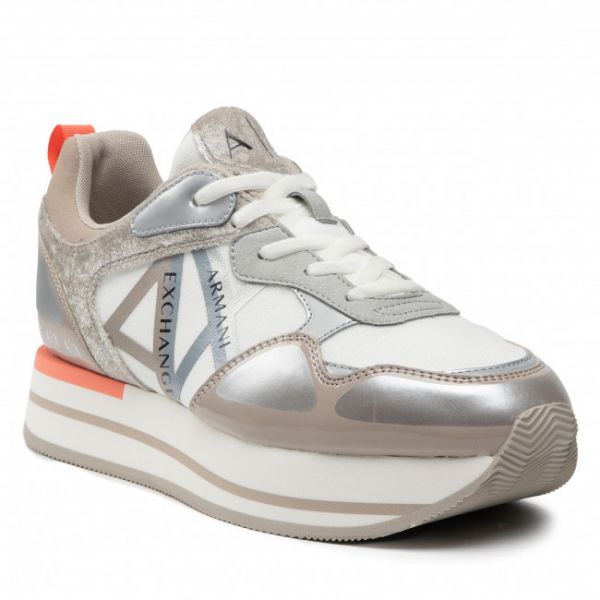 Sneakers ARMANI EXCHANGE - XDX069 XV383 K638 Off White/Stone Sneakers ARMANI EXCHANGE - XDX069 XV383 K638 Off White/Stone