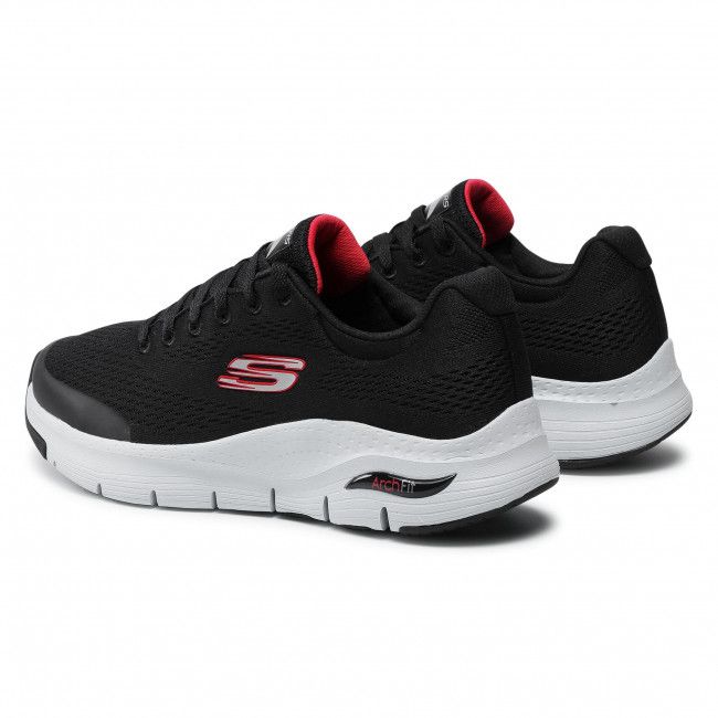 Sneakers SKECHERS - Arch Fit 232040/BKRD Black/Red