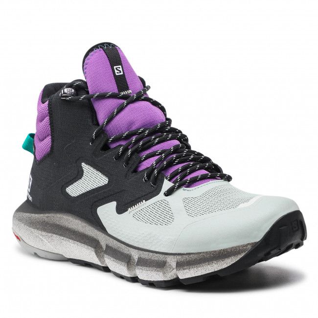 Scarpe da trekking Salomon - Predict Hike Mid Gtx GORE-TEX 414610 27V0 Black/Aqua Gray/Royal Lilac