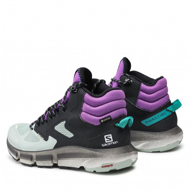 Scarpe da trekking Salomon - Predict Hike Mid Gtx GORE-TEX 414610 27V0 Black/Aqua Gray/Royal Lilac