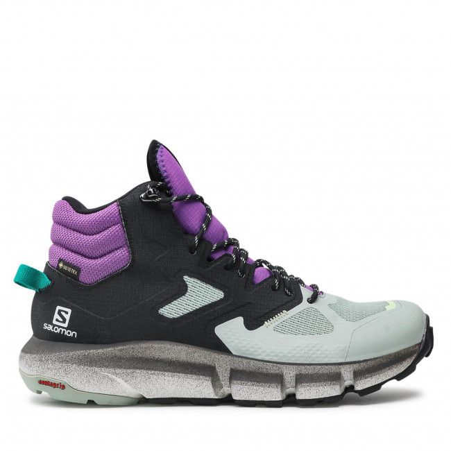 Scarpe da trekking Salomon - Predict Hike Mid Gtx GORE-TEX 414610 27V0 Black/Aqua Gray/Royal Lilac