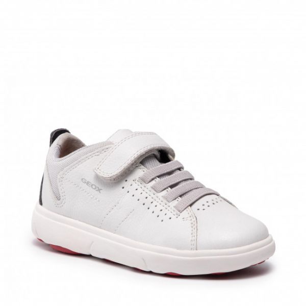 Sneakers Geox - J Nebcup B. B J02AZB 04614 C0085 M White/Red