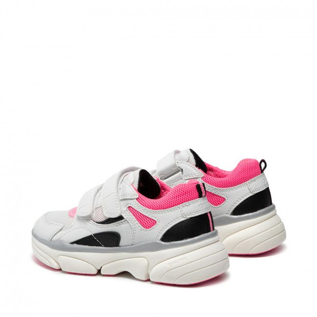 Sneakers GEOX - J Lunare G. E J02BGE 0BC14 C0563 M White/Fuchsia