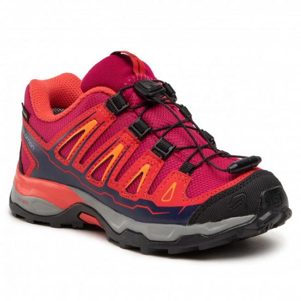 Scarpe da trekking Salomon - X-Ultra Gtx J GORE-TEX 392917 09 W0 Sangria/Poppy Red/Bright Marigold Scarpe da trekking Salomon - X-Ultra Gtx J GORE-TEX 392917 09 W0 Sangria/Poppy Red/Bright Marigold
