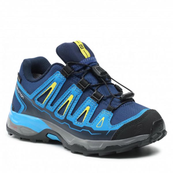 Scarpe da trekking Salomon - X-Ultra Gtj J GORE-TEX 394721 09 W0 Blue Depths Cloisonne/Blazing Yellow Scarpe da trekking Salomon - X-Ultra Gtj J GORE-TEX 394721 09 W0 Blue Depths Cloisonne/Blazing Yellow