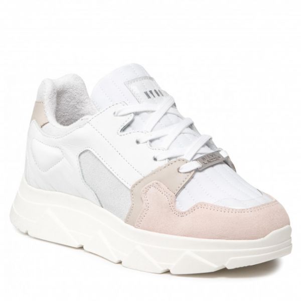 Sneakers STEVE MADDEN - Poppy SM11001665-03006 White/Pink Sneakers STEVE MADDEN - Poppy SM11001665-03006 White/Pink