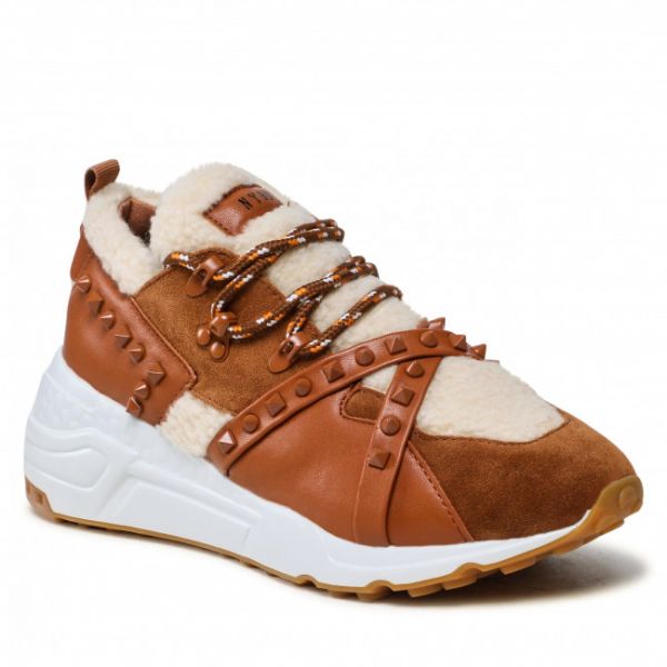 Sneakers STEVE MADDEN - Curb-F SM11001714-03006-262 Camel Multi Sneakers STEVE MADDEN - Curb-F SM11001714-03006-262 Camel Multi