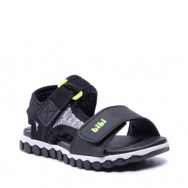 Sandali Bibi - Summer Roller Spoi 1103053 Black/Graphite/Amarelo Fluor