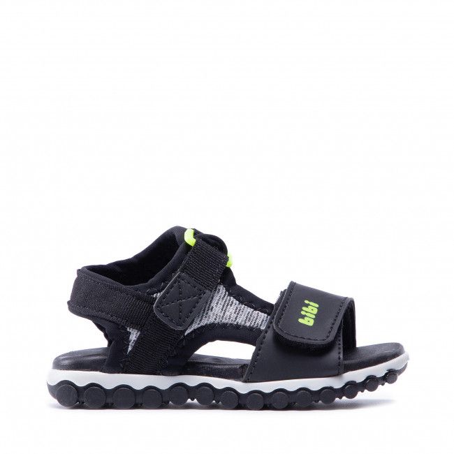 Sandali Bibi - Summer Roller Spoi 1103053 Black/Graphite/Amarelo Fluor