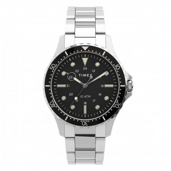 Orologio Timex - Navi TW2U10800 Silver/Black