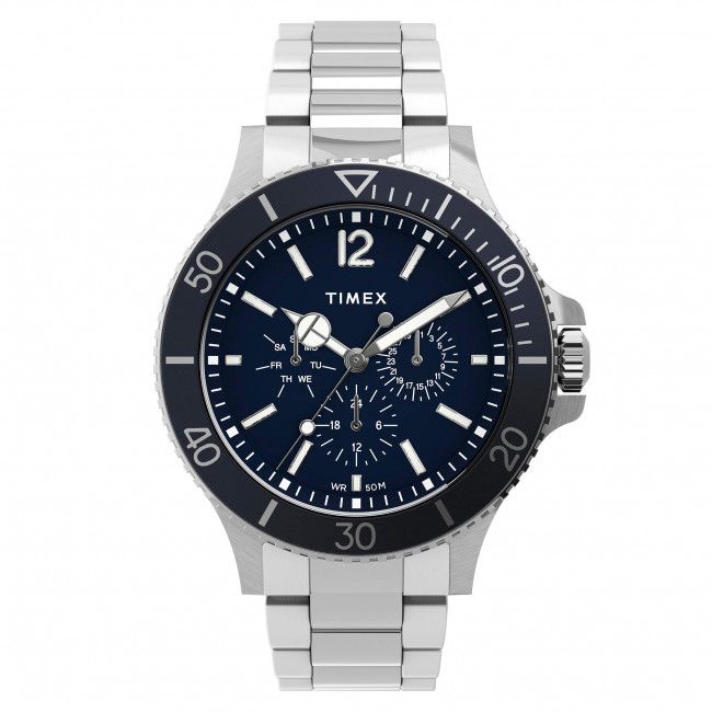 Orologio Timex - Harborside TW2U13200 Silver/Navy