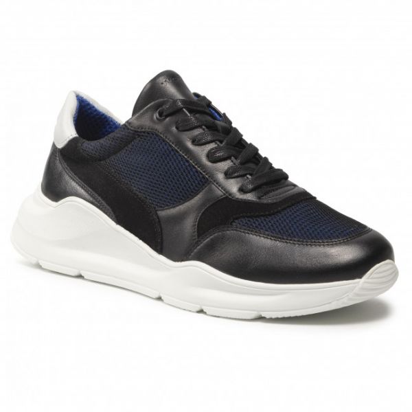 Sneakers WOJAS - 10079-71 Czarny/Granat/Biały Sneakers WOJAS - 10079-71 Czarny/Granat/Biały