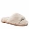 Pantofole MOU - Sheepskin Fur Slide Slipper FW161001L Sand