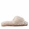 Pantofole MOU - Sheepskin Fur Slide Slipper FW161001L Sand