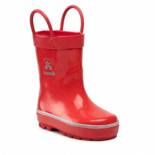 Wellington Kamik - Splashed EK9778 Red Wellington Kamik - Splashed EK9778 Red