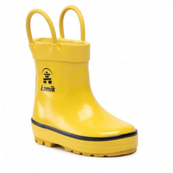 Wellington Kamik - Splashed EK9778 Yellow Wellington Kamik - Splashed EK9778 Yellow