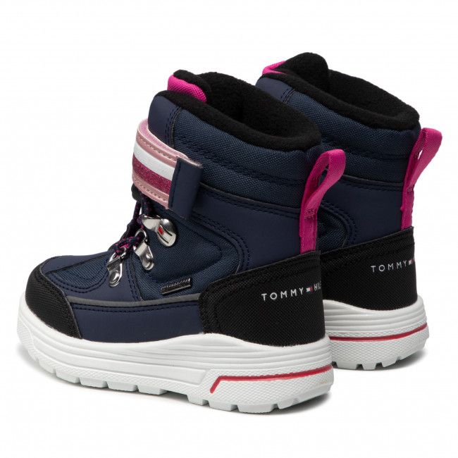 Stivali da neve Tommy Hilfiger - Technical Bootie T1A5-32031-0279A082 Blue/Fuchsia A082