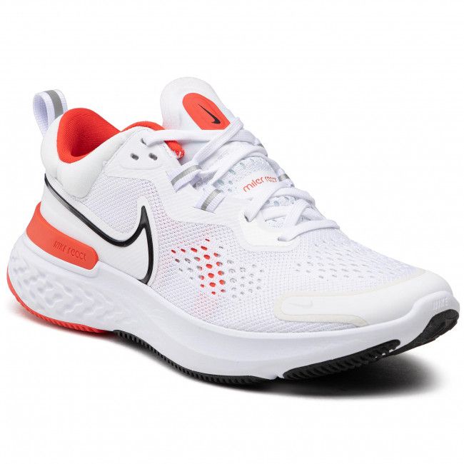 Scarpe Nike - React Miler 2 CW7121 100 White/Black/Chile Red