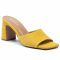 Ciabatte R.POLAŃSKI - 1274/A Żółty Zamsz