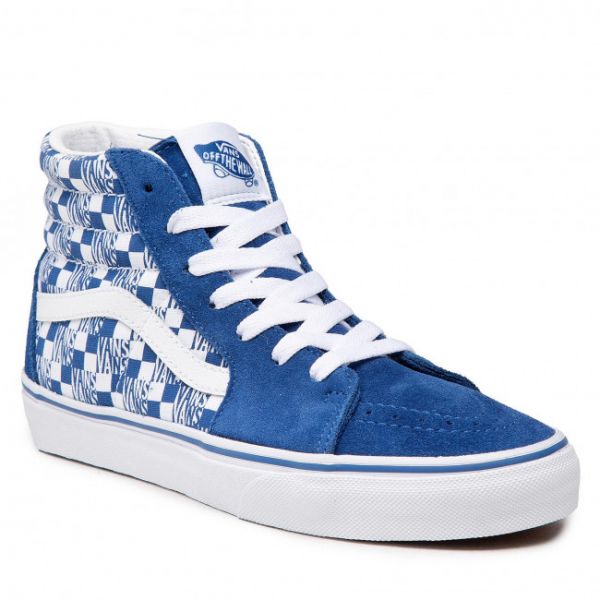 Sneakers Vans - Sk8-Hi VN000D5F9AO1 (Vans Chkrbrd)Trbl/Trwht Sneakers Vans - Sk8-Hi VN000D5F9AO1 (Vans Chkrbrd)Trbl/Trwht