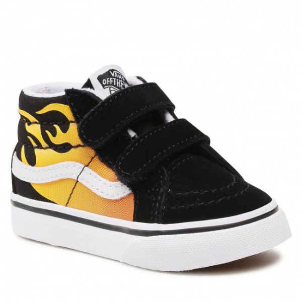 Sneakers Vans - Sk8-Mid Reossue V VN0A5DXD99C1 (Hot Blame) Blk/Truewhite Sneakers Vans - Sk8-Mid Reossue V VN0A5DXD99C1 (Hot Blame) Blk/Truewhite