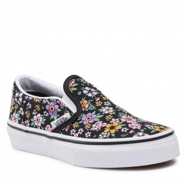 Scarpe sportive Vans - Classic Slip-On VN0A5KXM99D1 (Fun Floral) Black/Tr Wht Scarpe sportive Vans - Classic Slip-On VN0A5KXM99D1 (Fun Floral) Black/Tr Wht