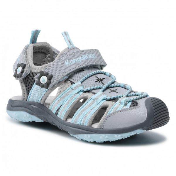 Sandali KANGAROOS - Sonata 18492 000 2138 Vapor Grey/Mint