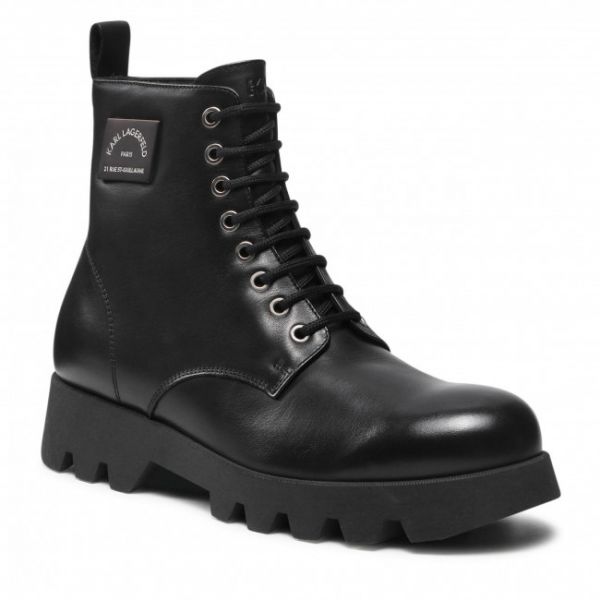 Stivali KARL LAGERFELD - KL11150 Black Lthr Stivali KARL LAGERFELD - KL11150 Black Lthr
