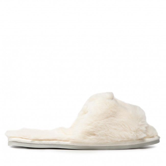 Pantofole KARL LAGERFELD - KL49001T White Synth Fur