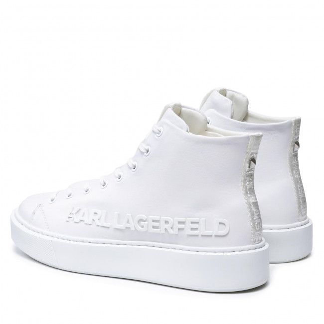 Sneakers KARL LAGERFELD - KL52255 01W White Lthr/Mone