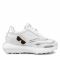Sneakers KARL LAGERFELD - KL62930 White Lthr/Sde W/Silver