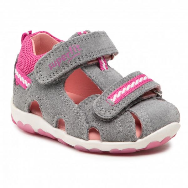 Sandali SUPERFIT - 6-00036-25 Grau/Rosa Sandali SUPERFIT - 6-00036-25 Grau/Rosa