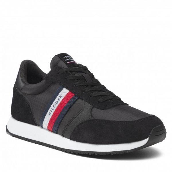Sneakers Tommy Hilfiger - Runner Lo Mix Ripstop FM0FM03737 Black BDS Sneakers Tommy Hilfiger - Runner Lo Mix Ripstop FM0FM03737 Black BDS