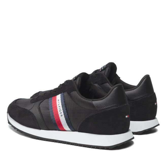 Sneakers Tommy Hilfiger - Runner Lo Mix Ripstop FM0FM03737 Black BDS