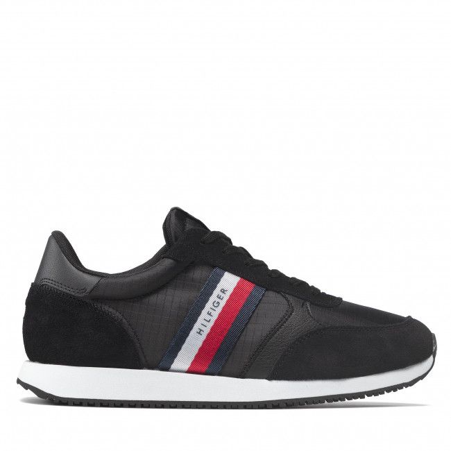 Sneakers Tommy Hilfiger - Runner Lo Mix Ripstop FM0FM03737 Black BDS