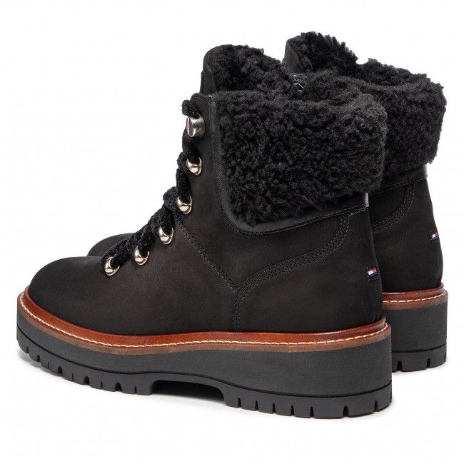 Scarponcini TOMMY HILFIGER - Th Outdoor Flat Boot FW0FW05944 Black BDS