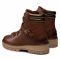 Tronchetti TOMMY HILFIGER - Polished Leather Flat Boot FW0FW06042 Winter Cognac GVI